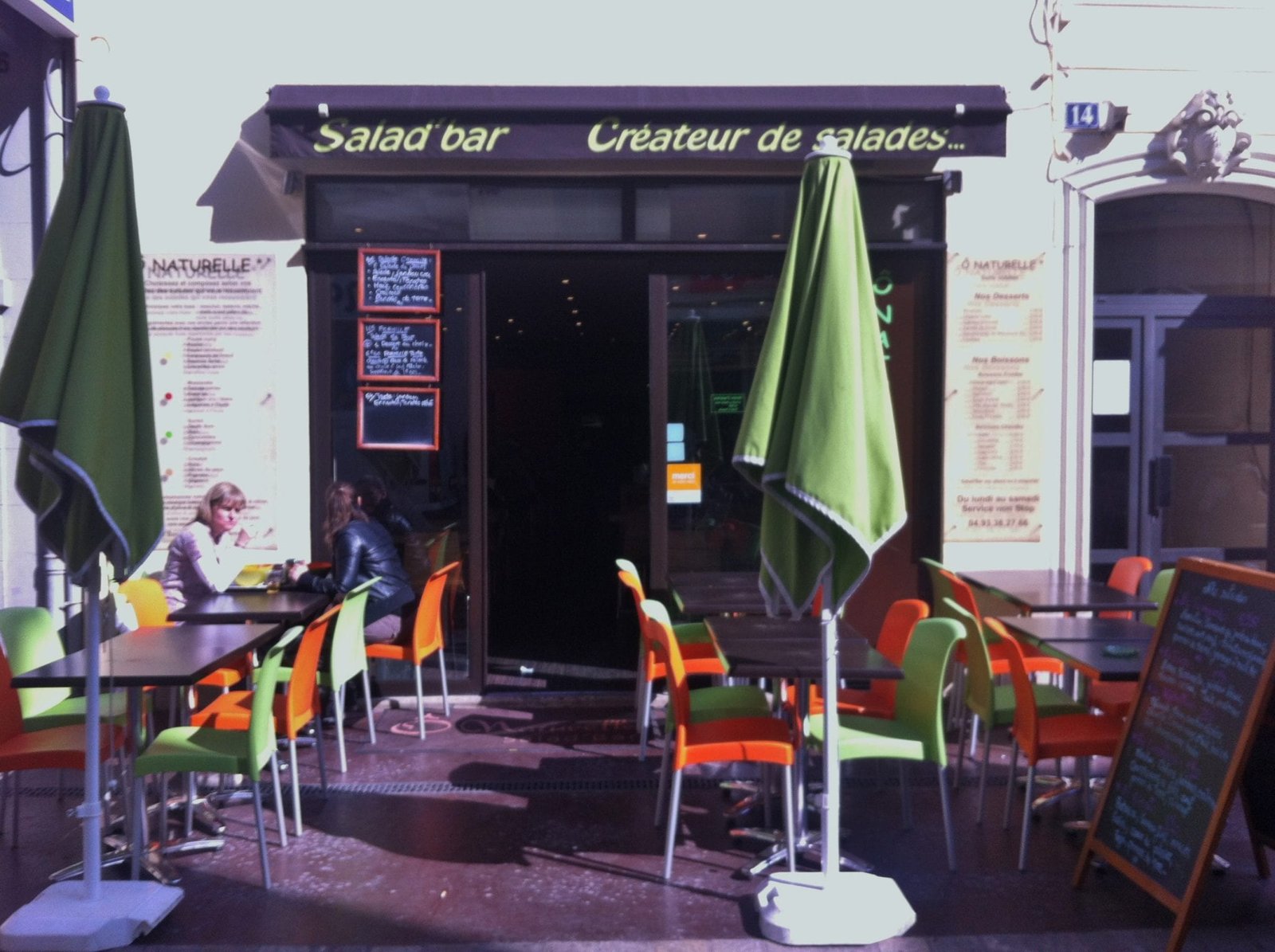 saladerie salad'bar o'naturelle cannes