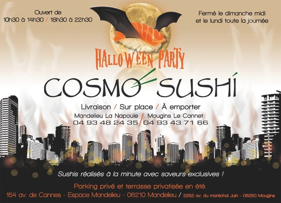 cosmo sushi halloween