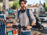 Un infirmier libéral de Marseille opte pour une trottinette électrique face à la pénurie d'essence