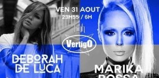Vertigo Invite Deborah De Luca & Marika Rossa ! soiree club cannes soiree cannes