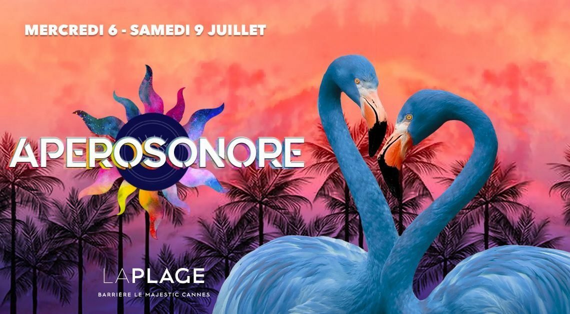 APEROSONORE du mercredi au samedi (plage du Majestic) APEROSONORE du mercredi au samedi (plage du Majestic)