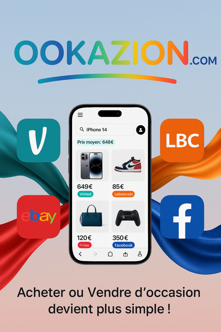 OOKAZION.com : comparateur d’occasion gratuit multi-plateformes