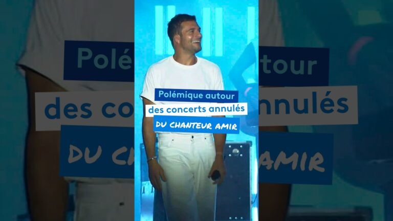 Polémique autour des concerts annulés du chanteur Amir