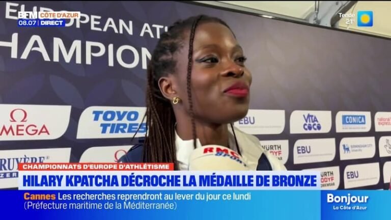 Championnats d’Europe d’athlétisme : la Niçoise Hilary Kpatcha s’offre le bronze en longueur