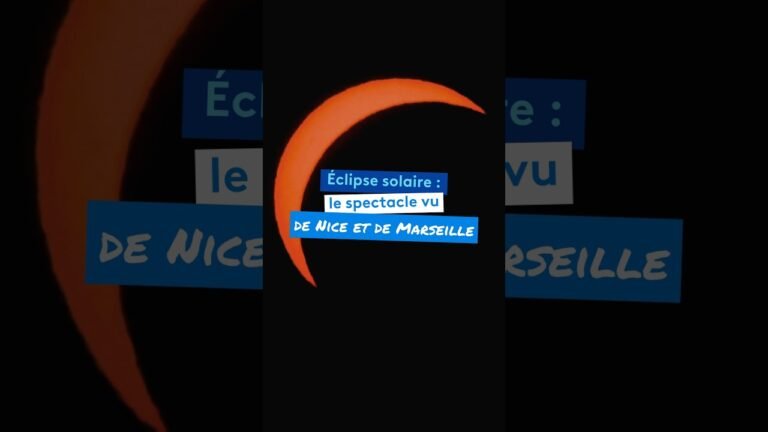 Éclipse solaire : le spectacle vu de Nice et de Marseille