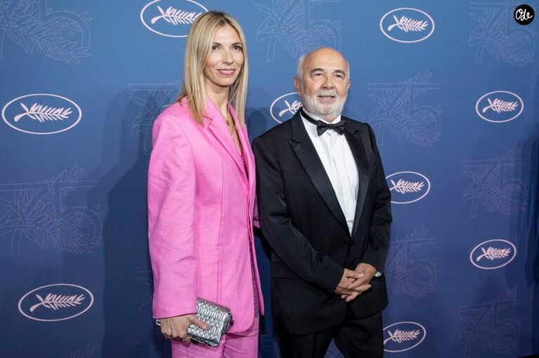 Gérard Jugnot partage la vie de Patricia Campi, une ancienne juriste marseillaise de 30 ans sa cadette.
Gérard Jugnot et sa femme Patricia Campi call du dîner d’ouverture du 75ème Festival International du Film de Cannes.
© Borde-Jacovides-Moreau / Bestimage – Photo