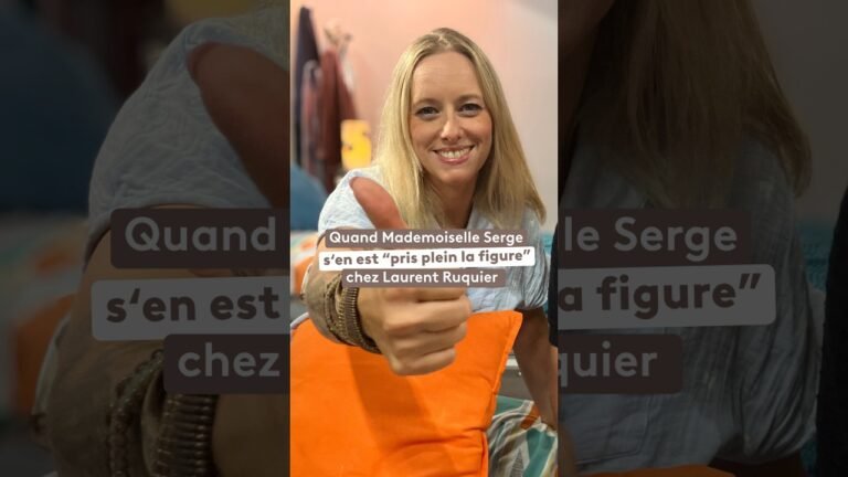 #CONFIDENCES : Quand l’humoriste Mademoiselle Serge s’en est pris plein la tête chez Laurent Ruquier