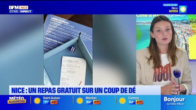 De 2 à 3 gagnants par jour… Dans ce restaurant niçois, l’addition se joue au lancer de dé
