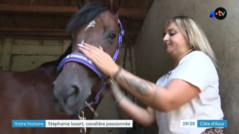 Elle consacre sa vie à l’équitation : depuis l’âge de 5 ans, Stéphanie est une cavalière passionnée
