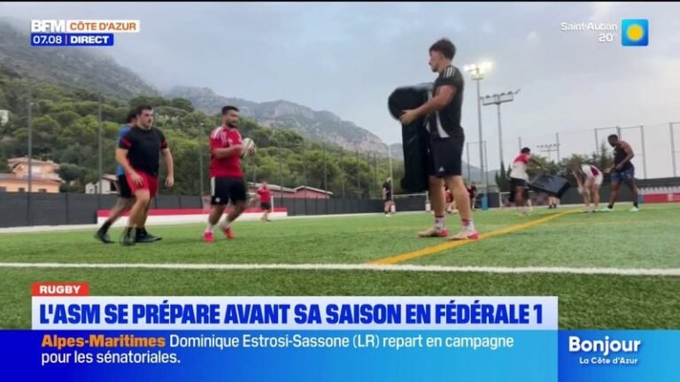 L’AS Monaco Rugby se prépare avant sa saison en Fédérale 1