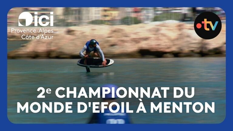 Une première en France : Menton accueille le championnat du monde d’eFoil et ses meilleurs riders