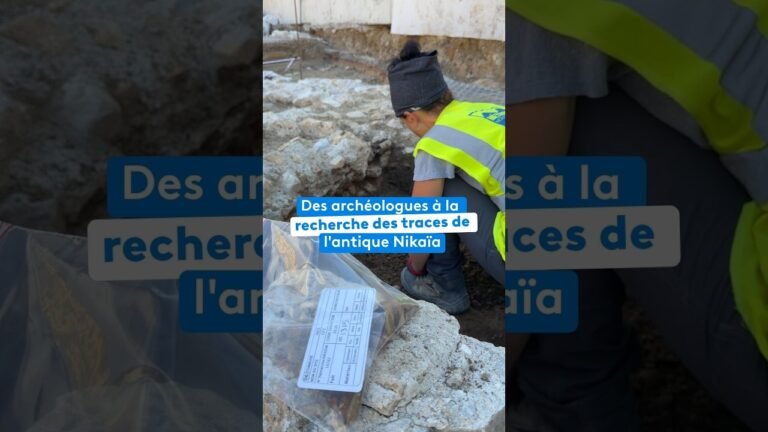 Des archéologues à la recherche des traces de l’antique Nikaïa