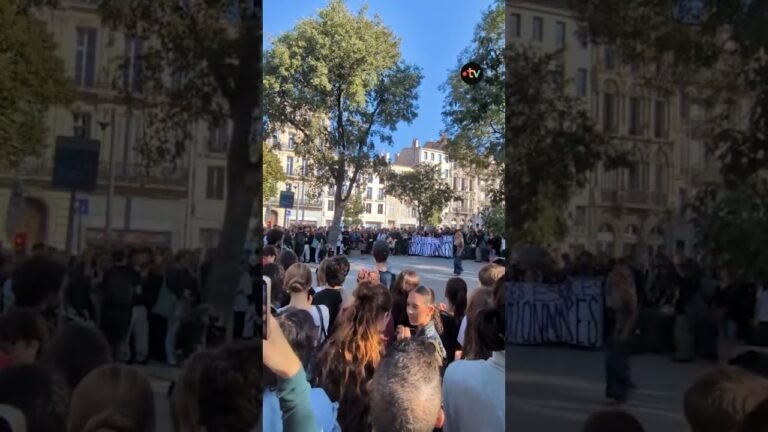 Une battle d’aura organisée par des dizaines de jeunes à Marseille
